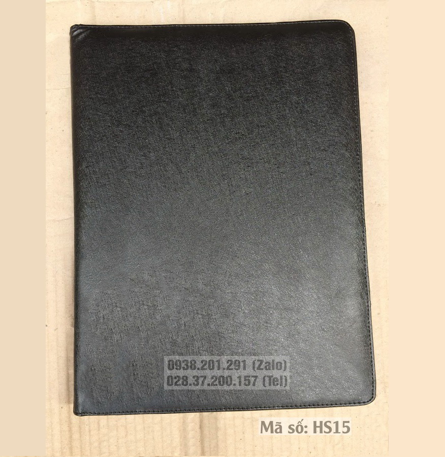 Bìa hồ sơ kẹp tài liệu màu đen kích thước a4 đựng giấy tờ trình ký