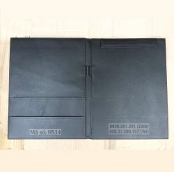 Bìa hồ sơ tài liệu màu đen HS14