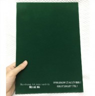 Bìa nhung xanh lá N4