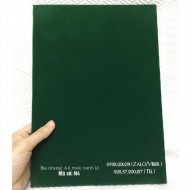 Bìa nhung xanh lá N4