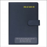 Sổ bìa da trung cấp tay gài 6AS-3G